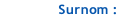 SSurnom :